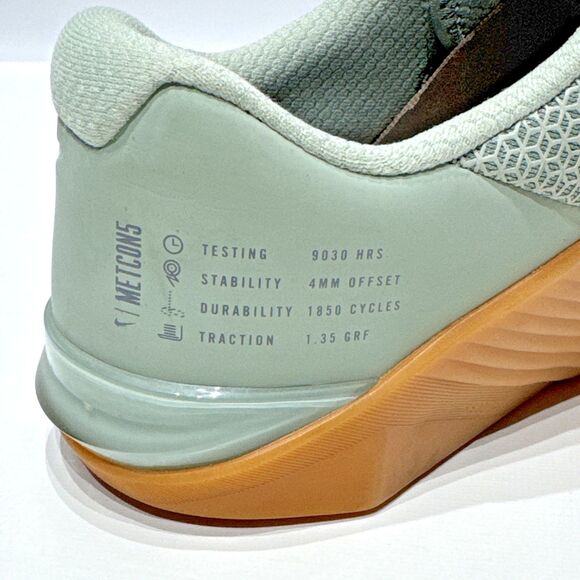 Nike Metcon 5 Light Green Training Shoes Sneakers Men’s Size 11.5 Minimal Wear - Picture 6 of 14